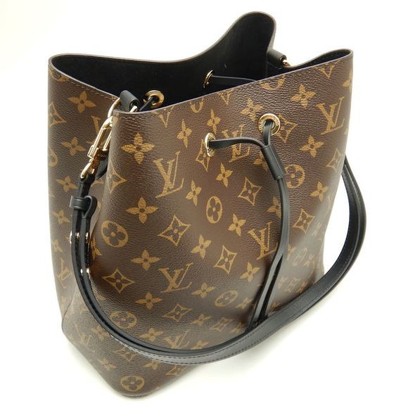Louis Vuitton Monogram NeoNoe Brown Noir Shoulder Bag - Picture 5 of 7